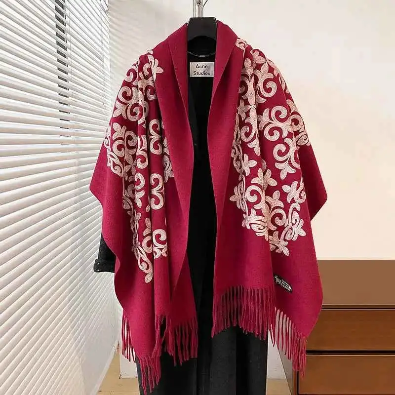 Fringe Warm Scar Scarf