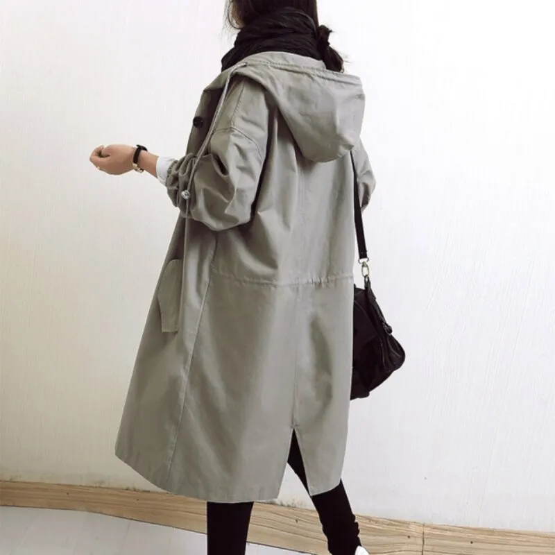 Knit Water Resistant Trench Coat