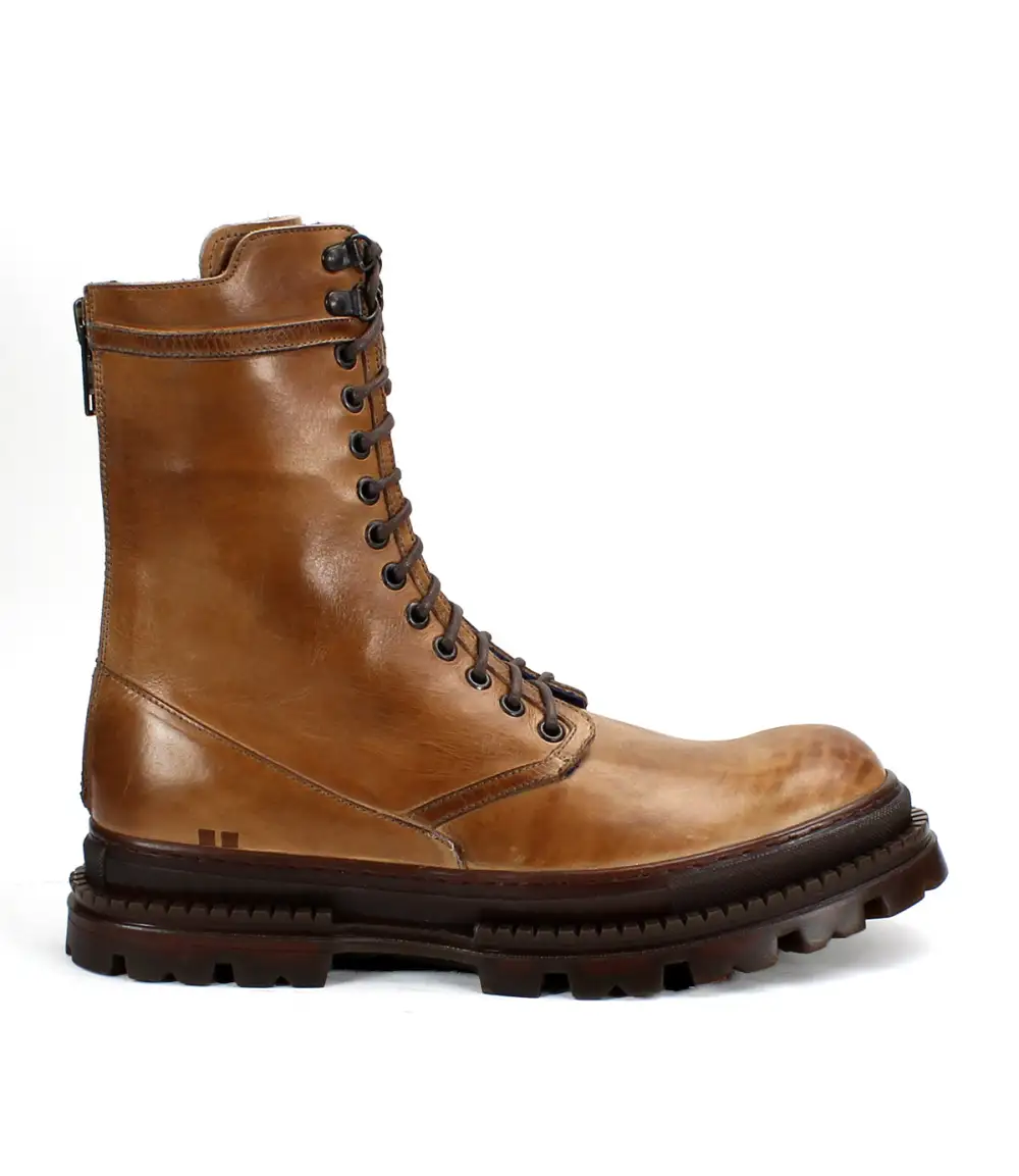 Chelsea Lug Sole Lace-Up Back Zip Ankle Boots