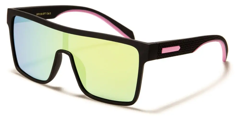 Men's Mirrored Shield Sunglasses