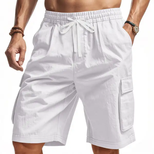 Men's Knee Length Cargo Shorts for Summer Wear for Weekend Outfits