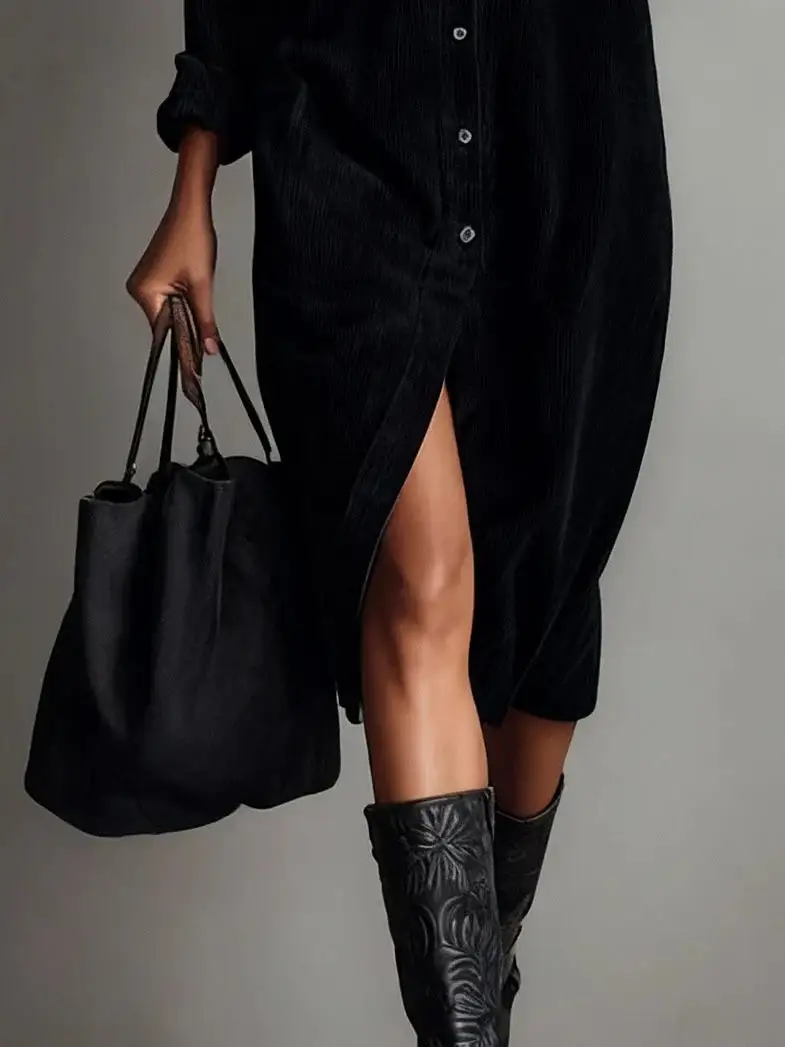 Artful Refined Women's Midi Dress