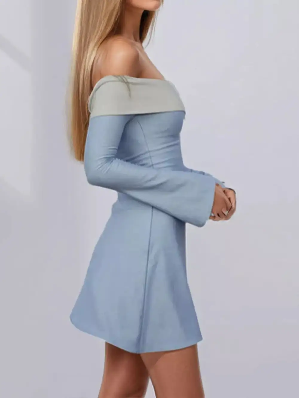 Flared Mini Dress