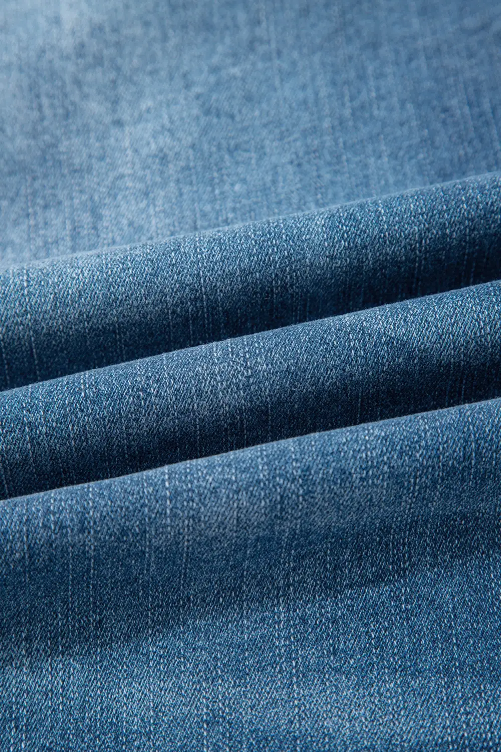 Sharp Straight Leg Denim Jeans