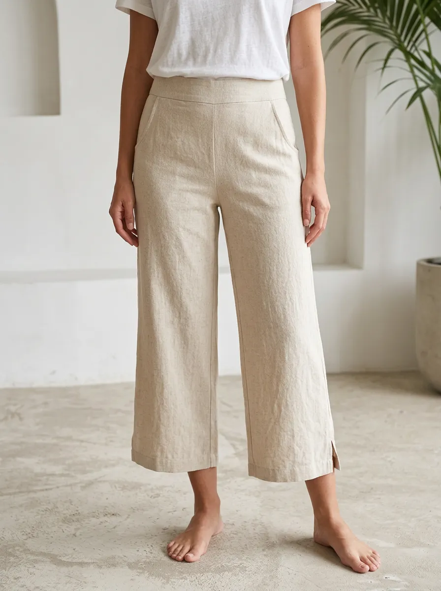 Women's Cropped Capri Pants
