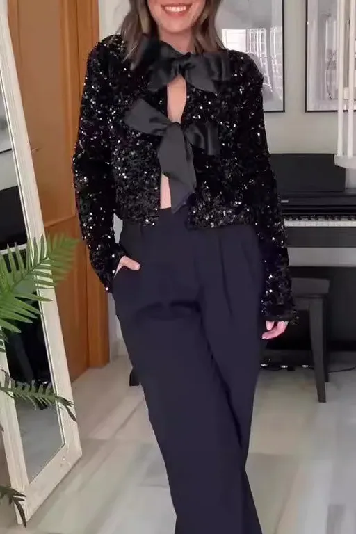 Sequined Chic Jacket