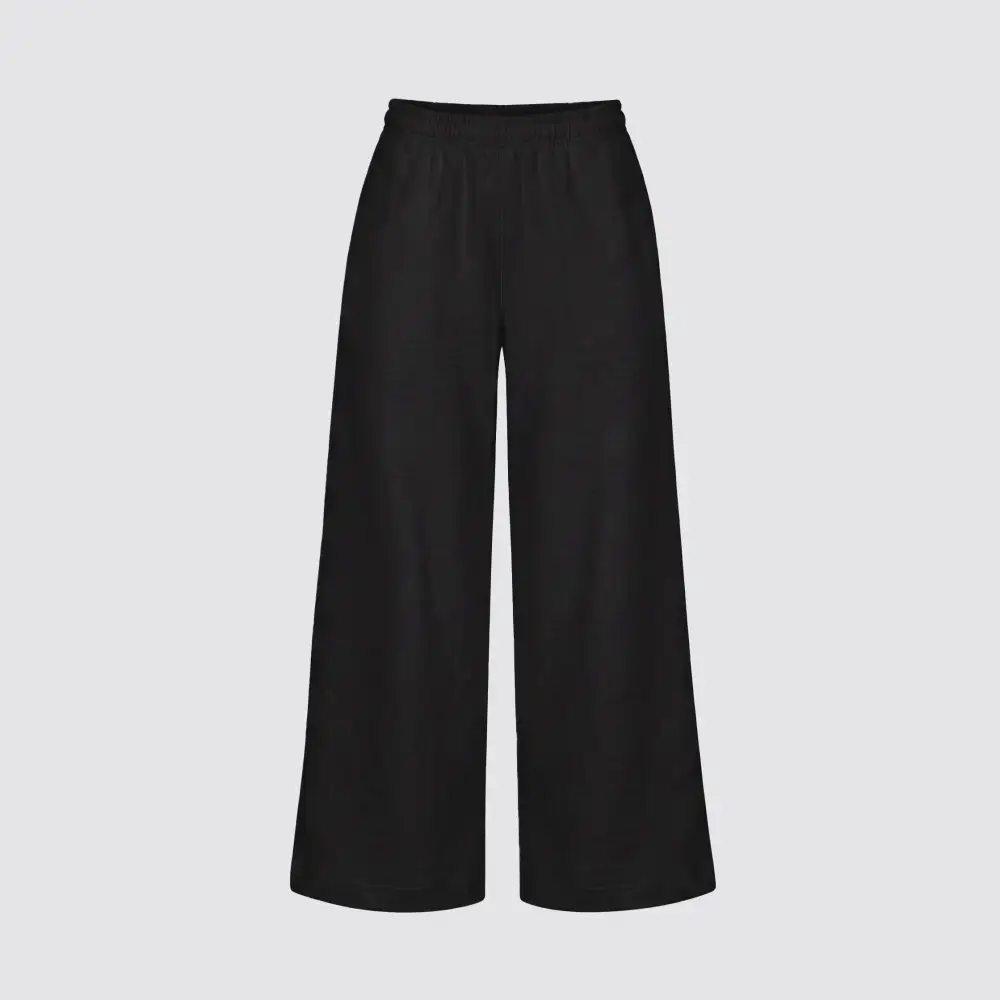 French Terry Black Sweatpants