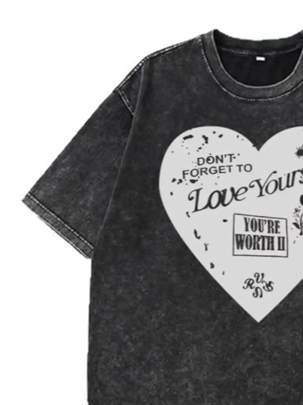 Easy-Wear Round-Neck Short-Sleeve T-Shirt