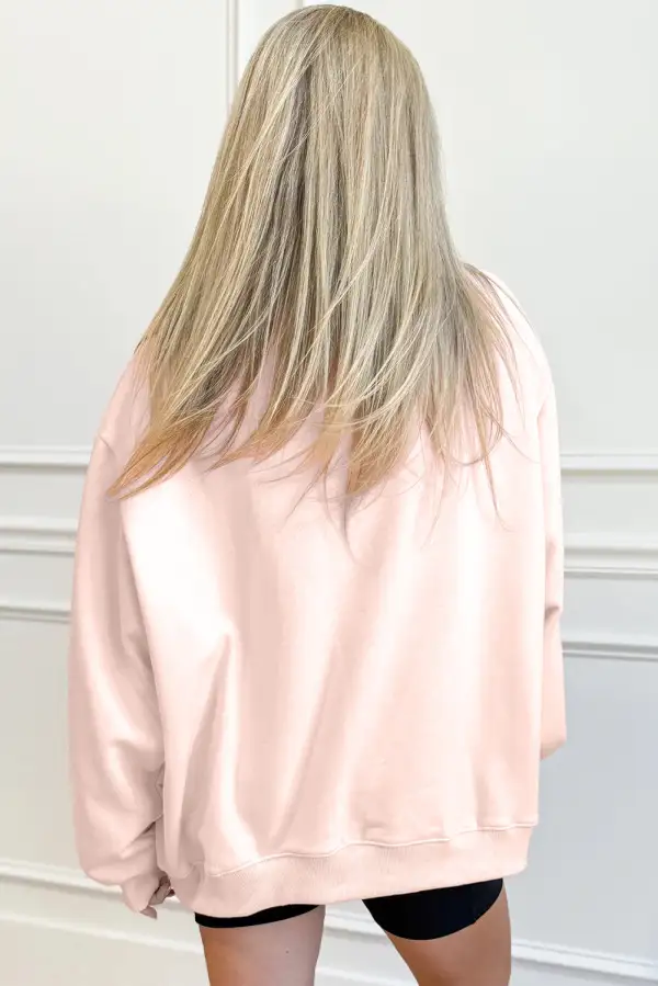 Soft Feel Relaxed Mock Neck Sweatshirt