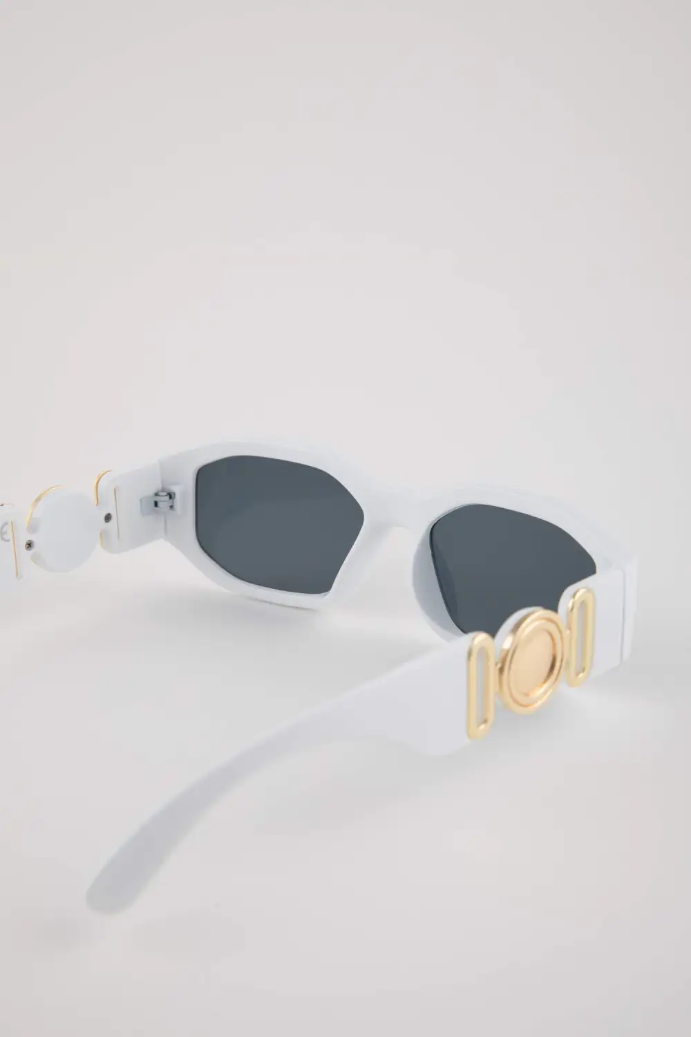 Metal And Plastic Square Sunglasses