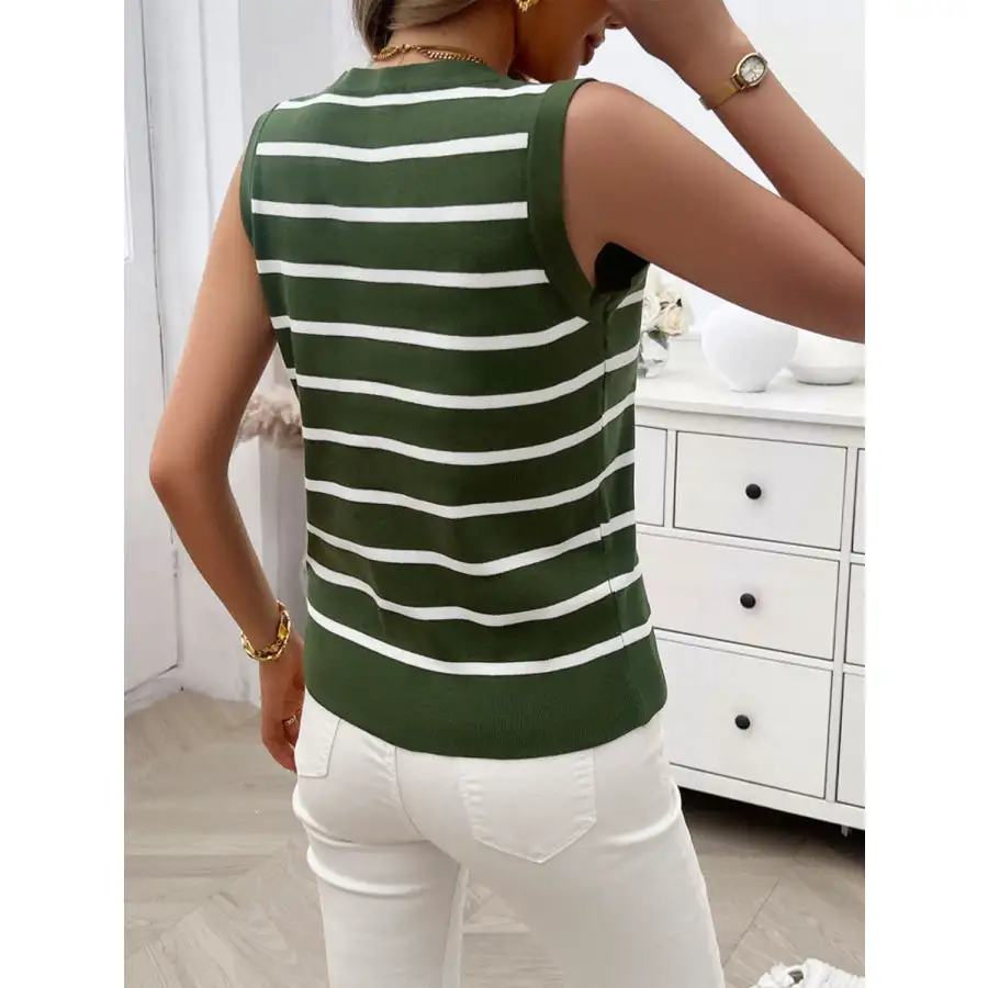 V Neck Knit Tank