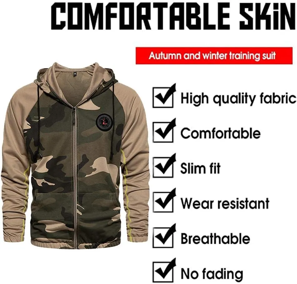 Casual Comfy Camo Suits for Men