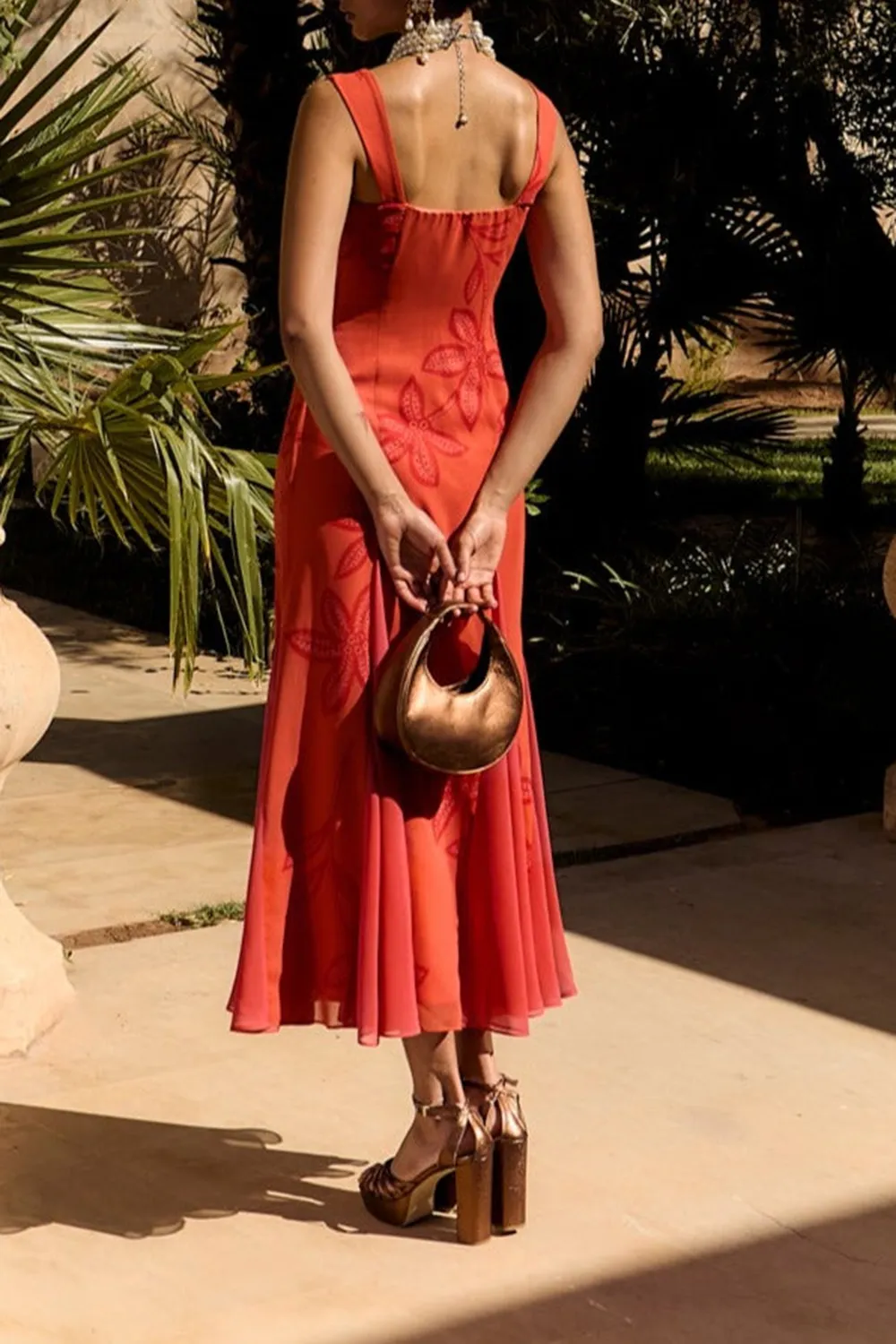Women's five-leaf Dress