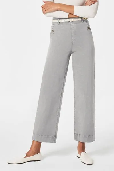 High Waist Pocket Denim Jeans