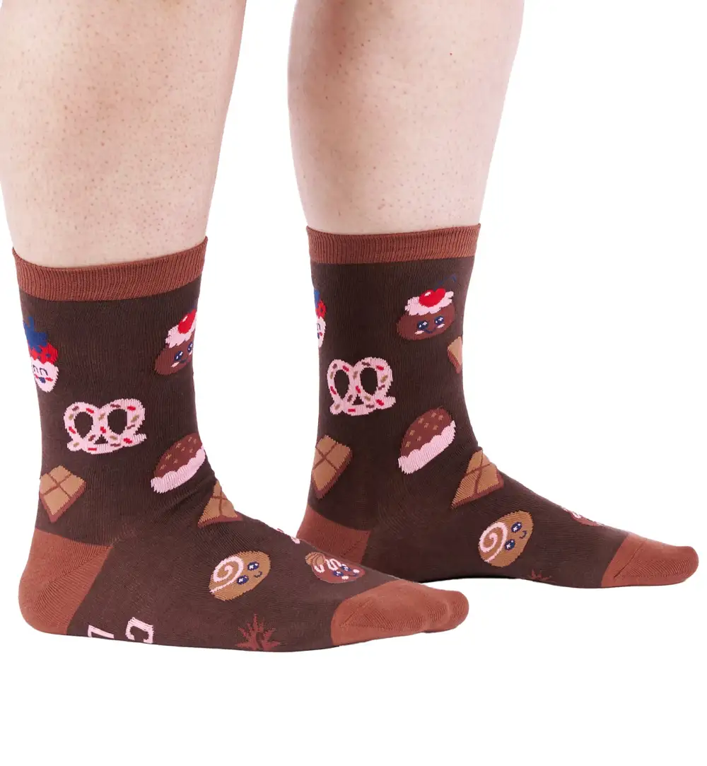 Modern Food-Inspired Crew Socks