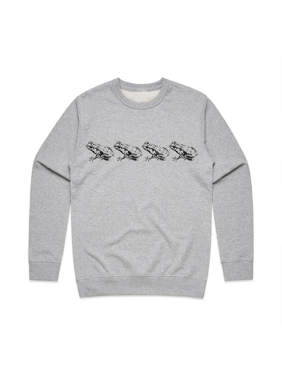 Simple and fashionable frog art pattern versatile casual sportswear shirt