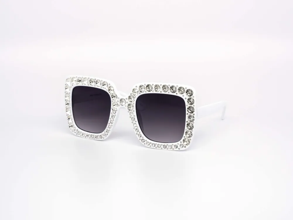 12-Pack Square Gradient Assorted Sunglasses