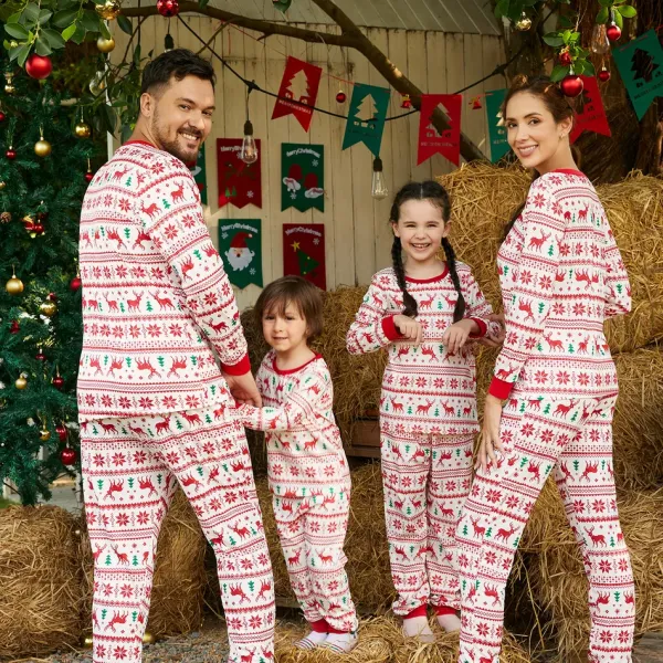 Family Wear Long Sleeve Parent-Child Wear Pajamas (Flame Resistant)