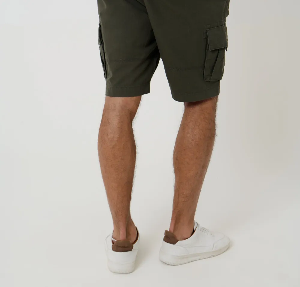 Men's Forest Green Cargo Shorts