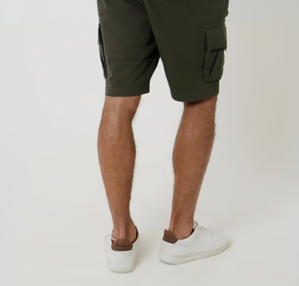 Men's Forest Green Cargo Shorts