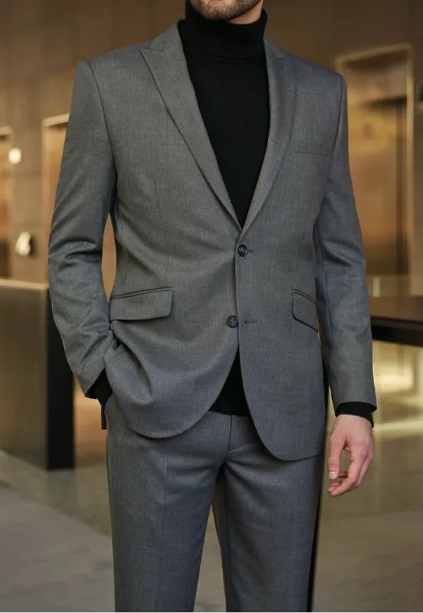 Peak Lapel Tailored Work Jacket