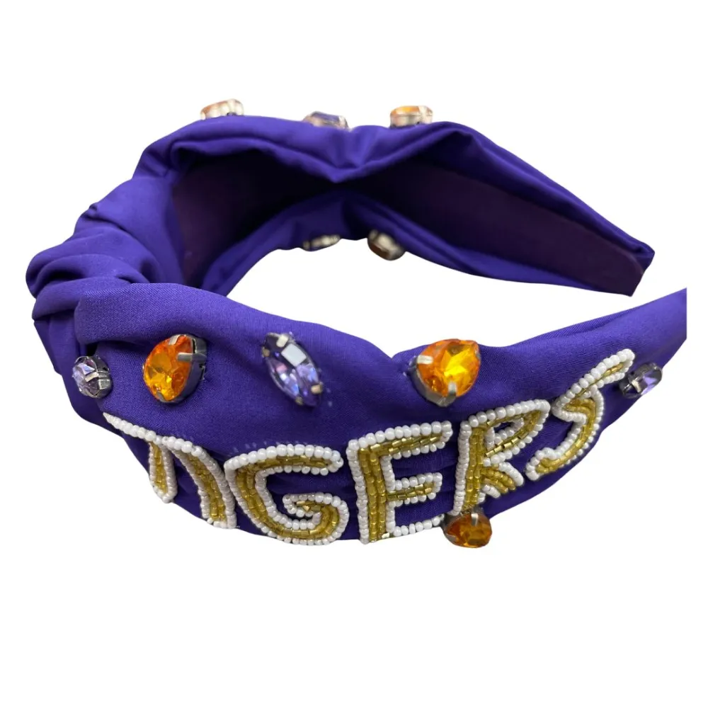 Woven Beaded Hair Headband