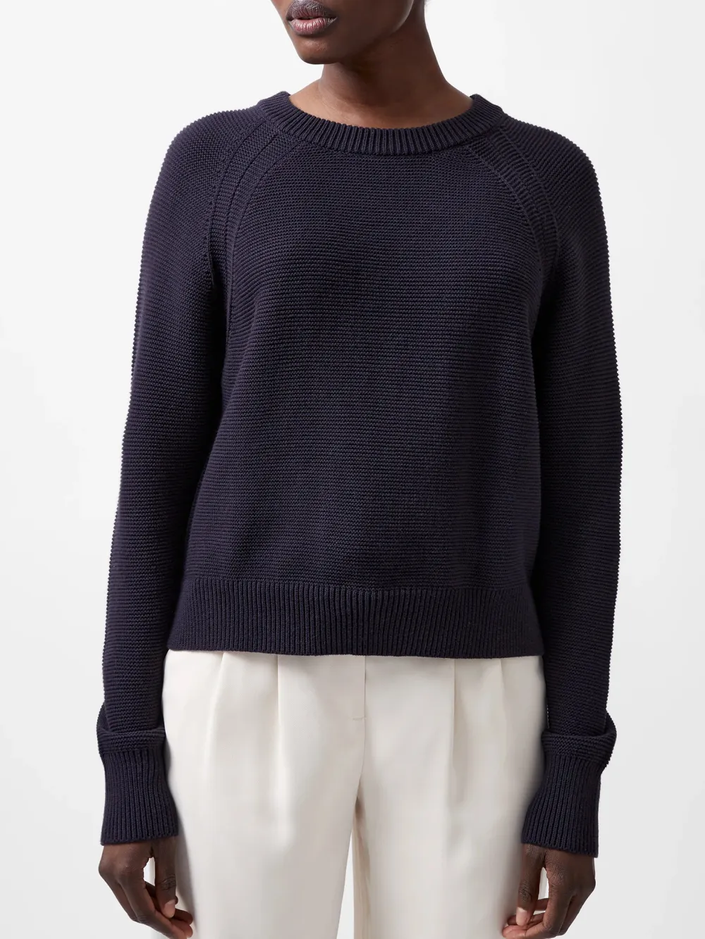 Simple And Versatile Round Neck Commuter Style Sweater