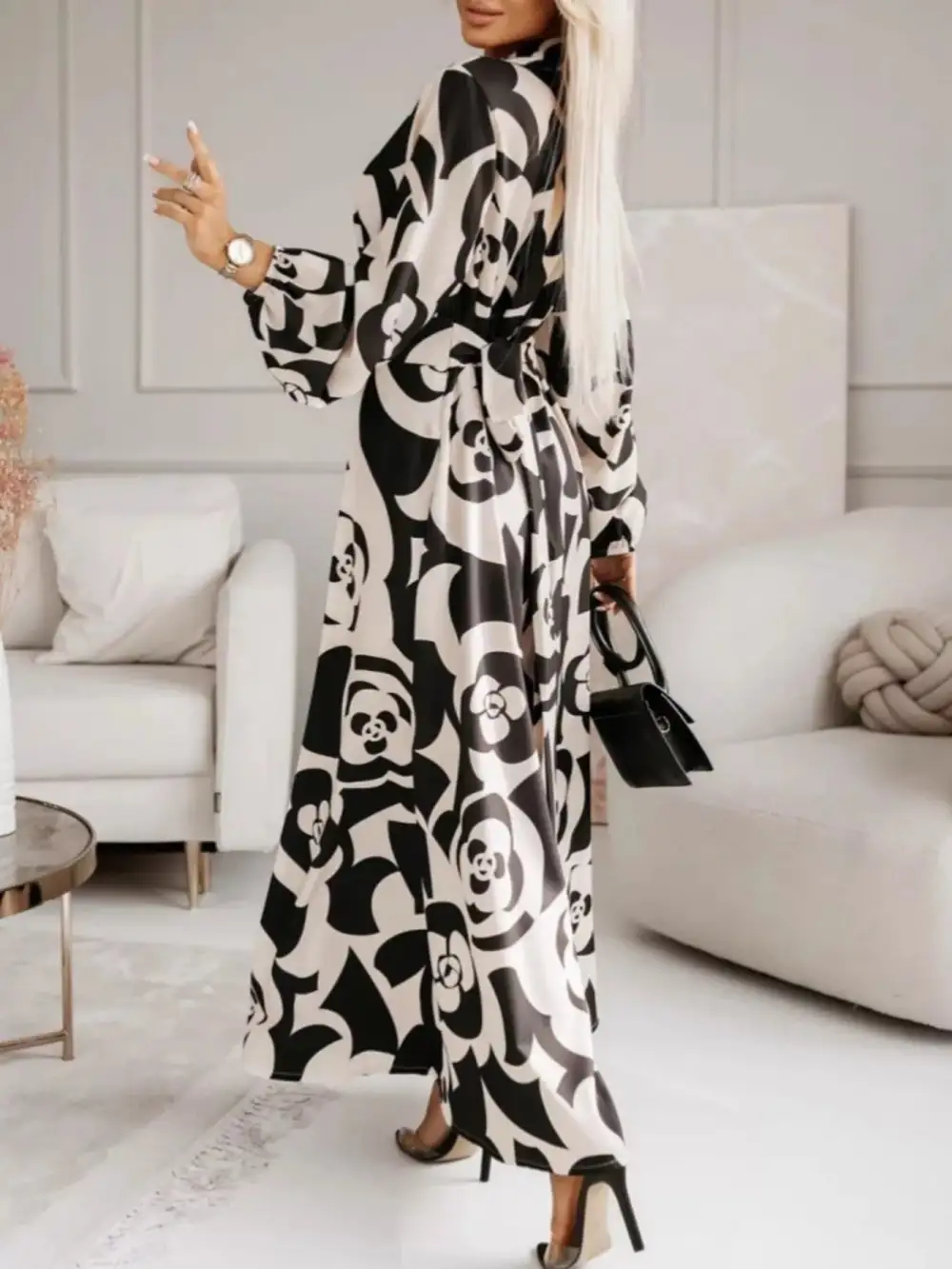 Long Sleeve Maxi Shirt Dress