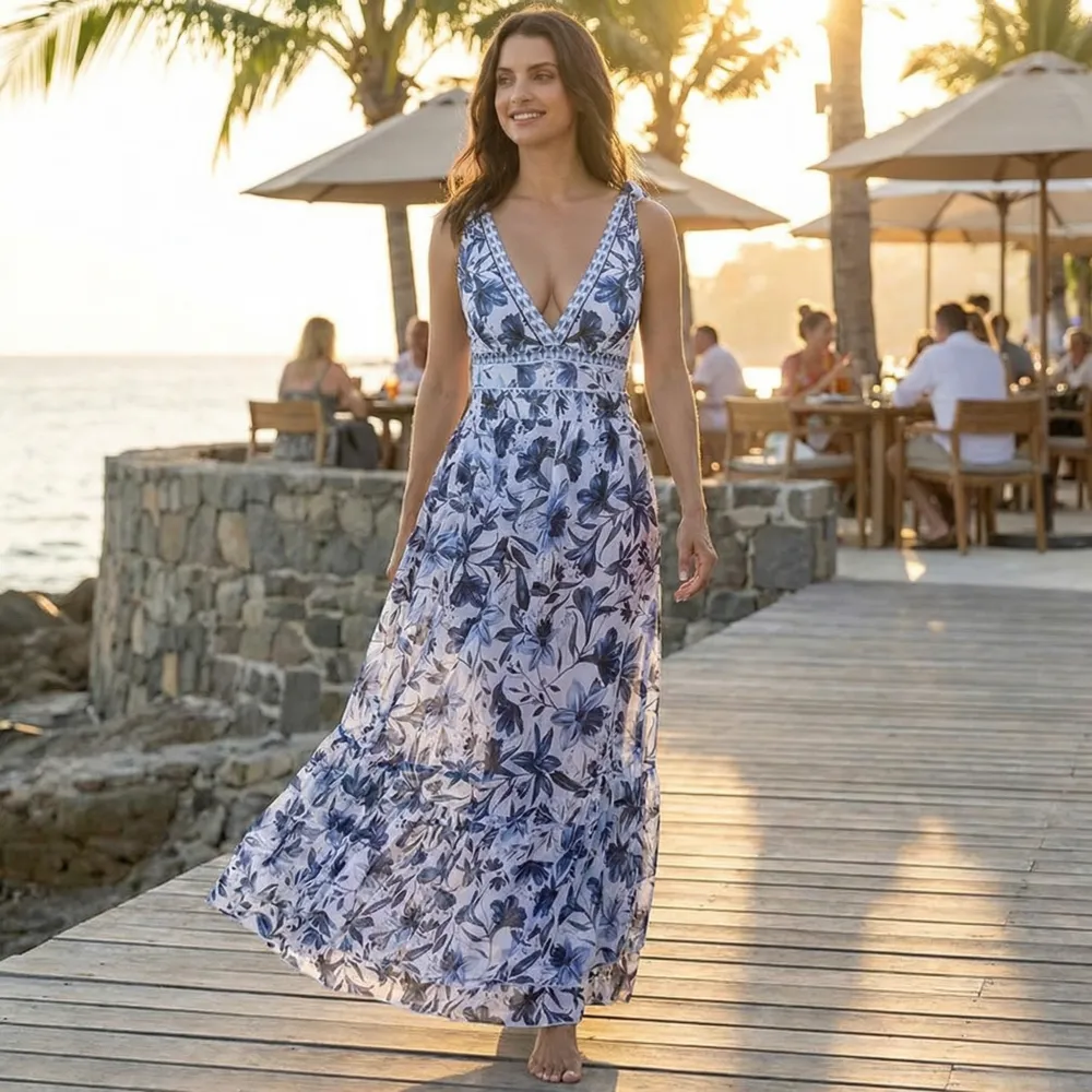 Floral Skirted Swimsuit Set