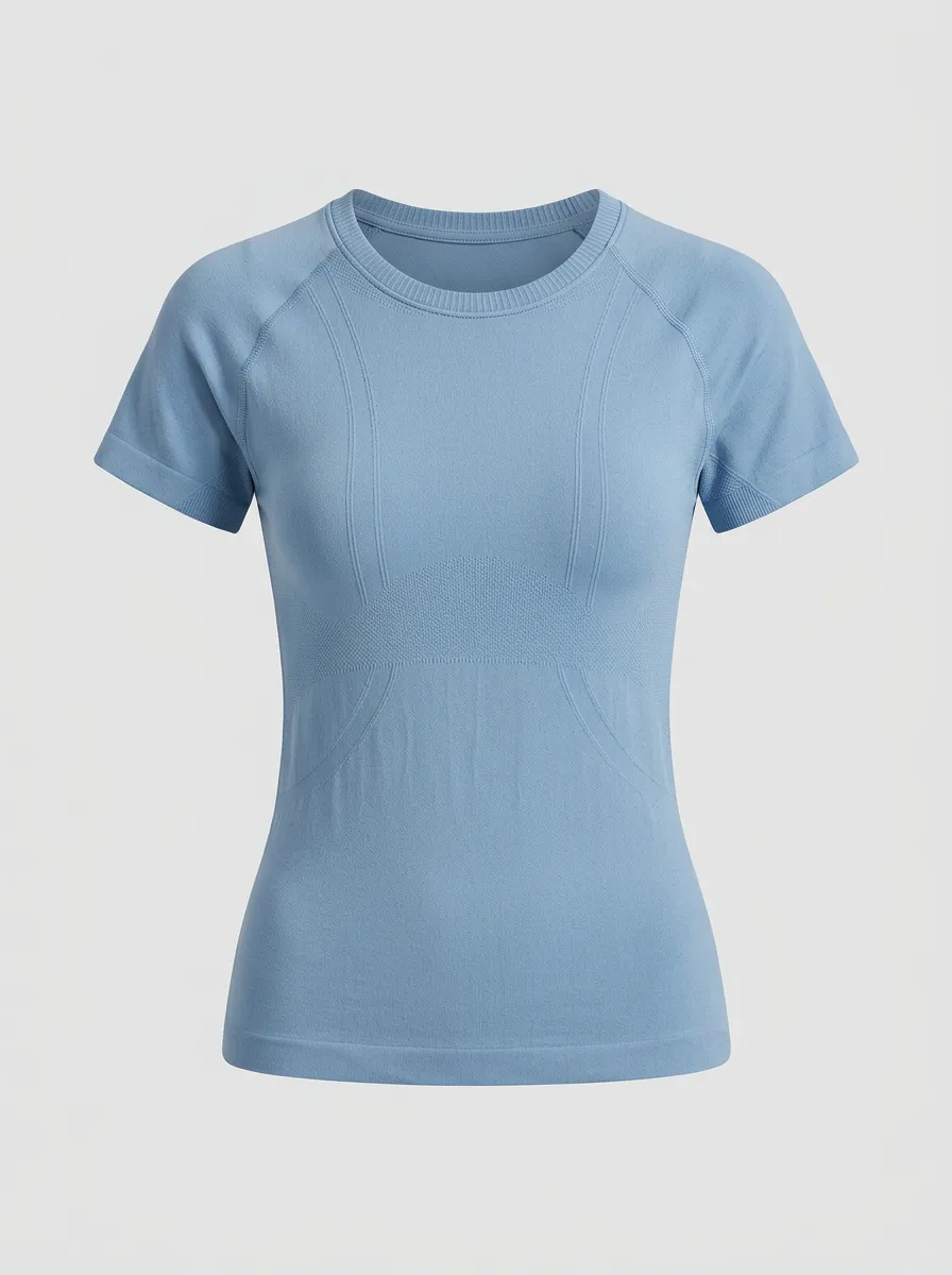 Women's Seamless Raglan Body-Fit Training T-Shirt