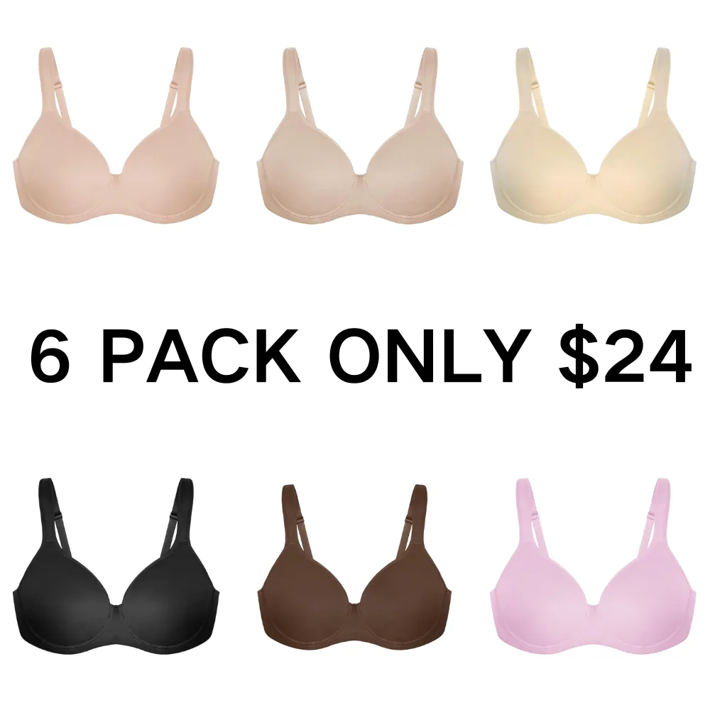 Full Coverage Unlined Unpadded Underwire Plus Size Minimizer Bra Everyday Bra