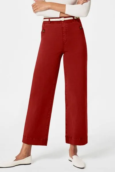 High Waist Pocket Denim Jeans