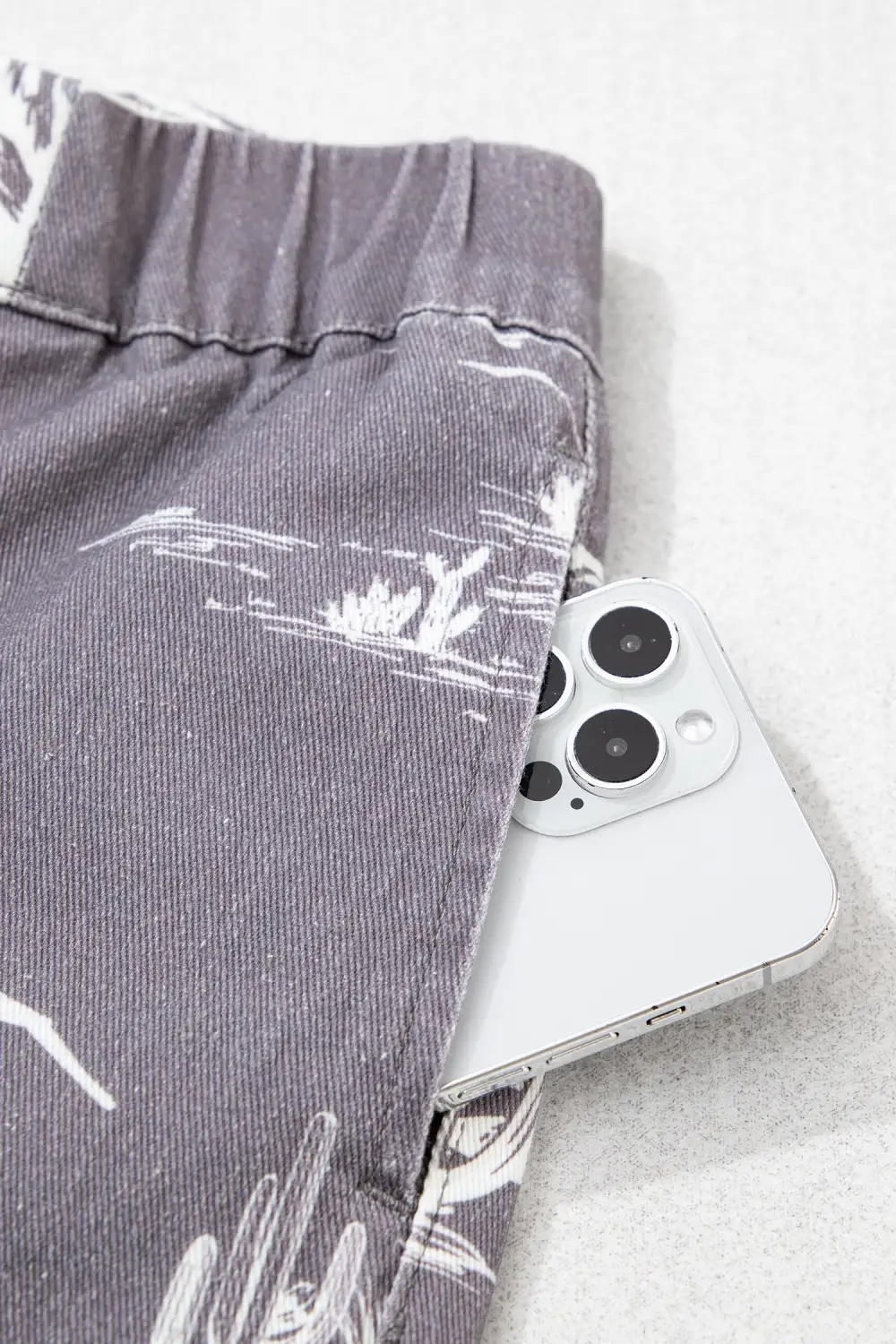 Print Vintage Wild West Riding Printed Jeans