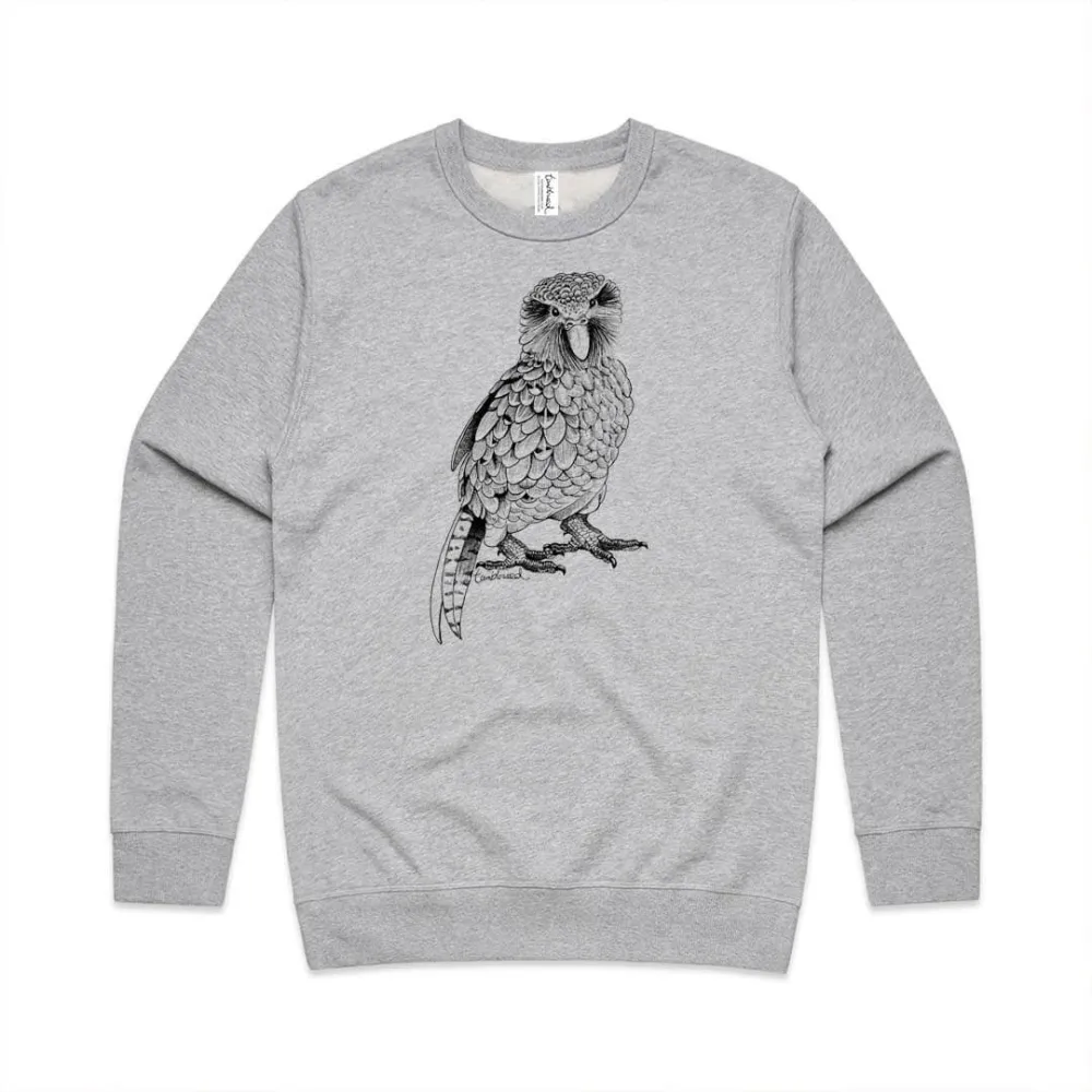 Simple and fashionable owl parrot animal pattern versatile casual sportswear shirt
