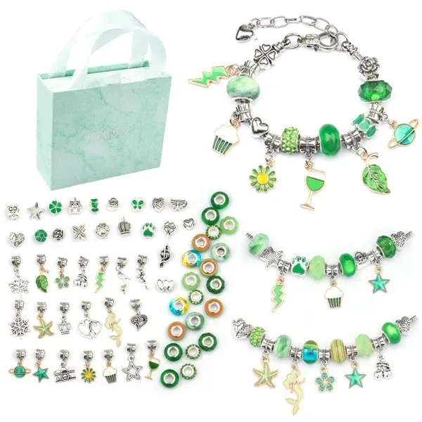 (🔥2024 BEST GIFT TO MY GRANDDAUGHTER🔥) DIY Crystal Bracelet Set🎁