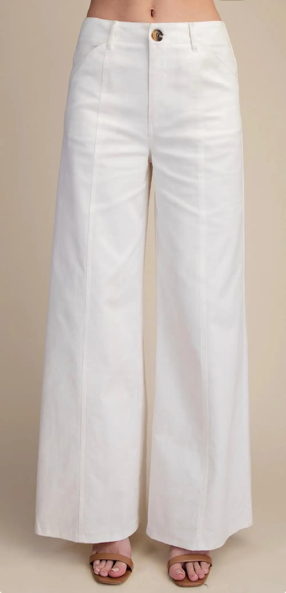 Roomy Wide Leg High Waist Casual Pants