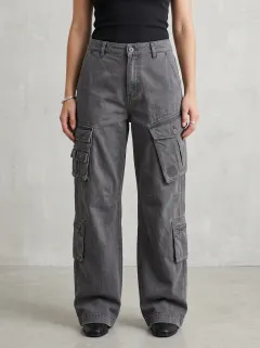 Functional Utility Style Multi Pocket Edit Women's Multi Pocket Cargo Pants