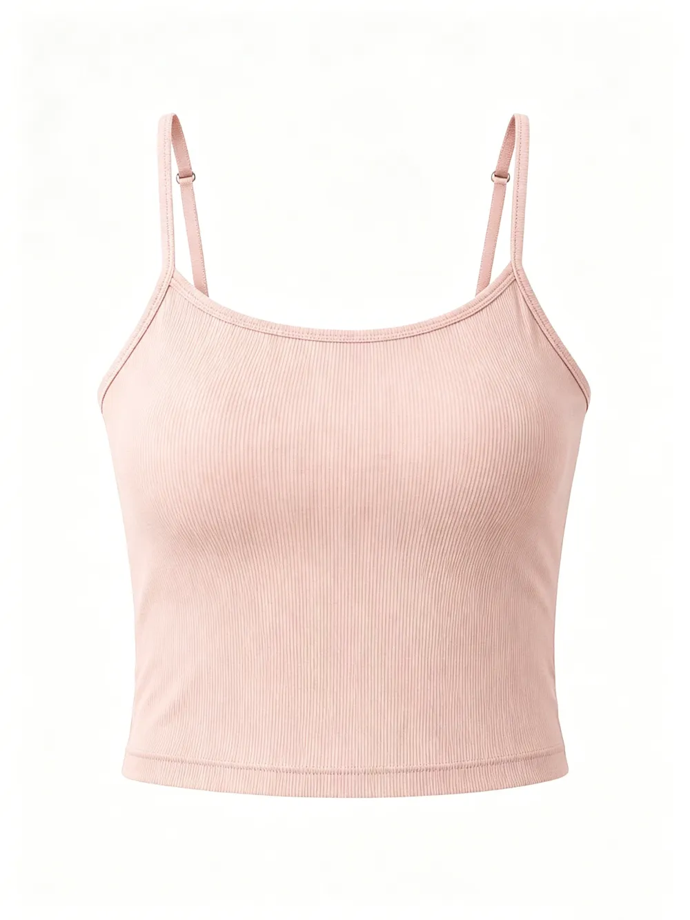 Women's Solid Ribbed Cami Tank Top