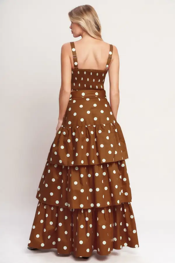 Sequin Belted Skirt