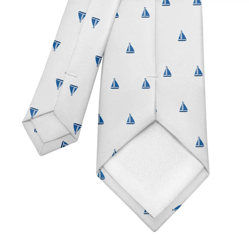 Sailboat Pattern Necktie