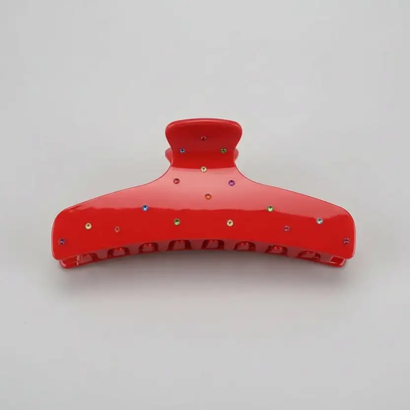 Dotted Accent Hair Claw Clip