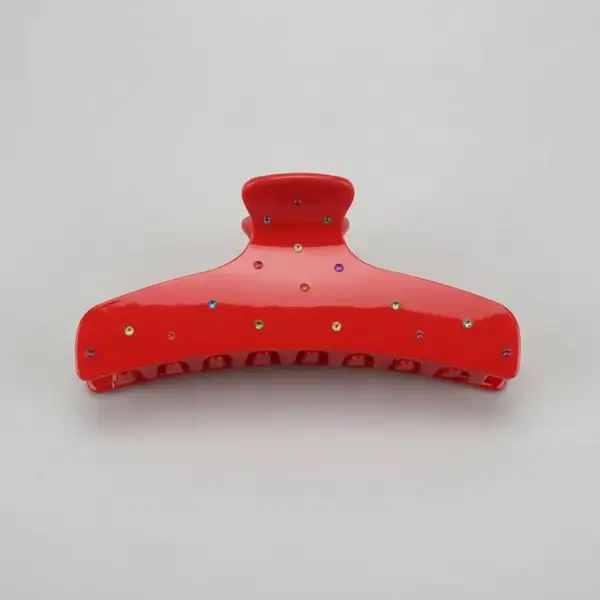 Dotted Accent Hair Claw Clip