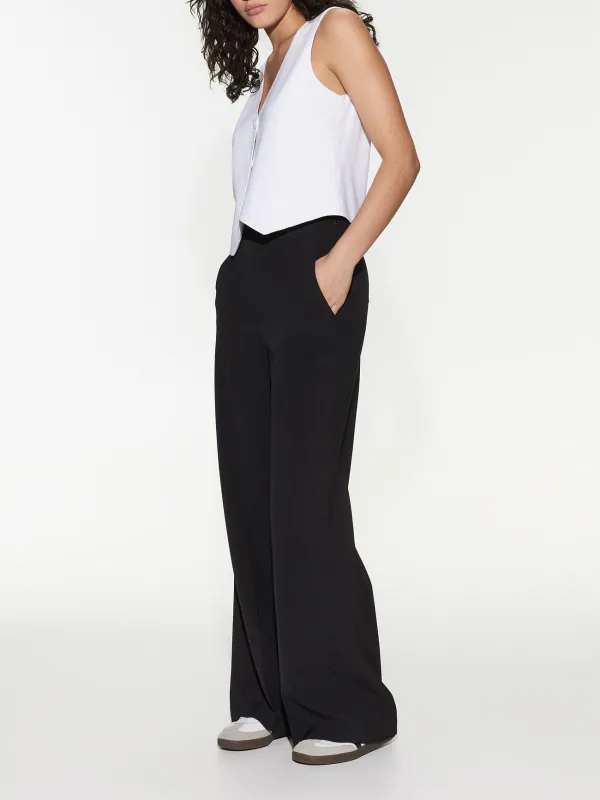 Slight Stretch Wide Leg Pant
