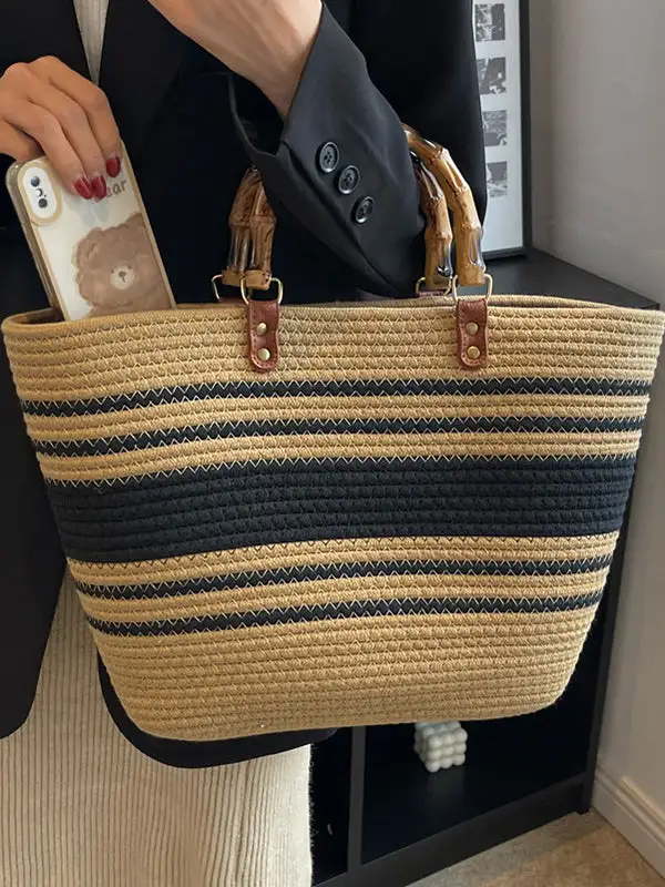 Modern Woven Shoulder Bag