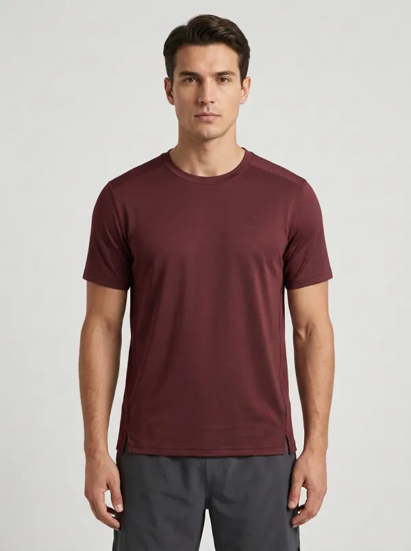 Men's Mountain Athletic Technical Sport Crewneck T-Shirt