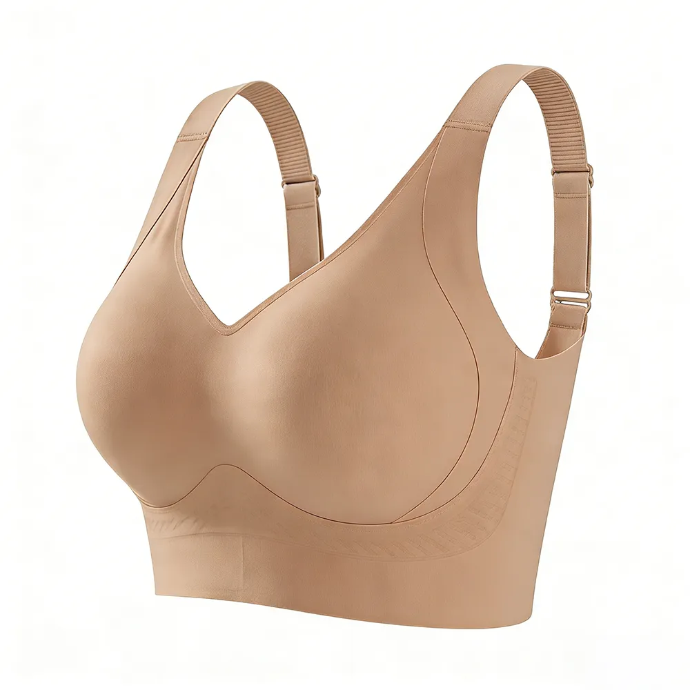 Plus Size Back Fat Smoothing Jelly Bra