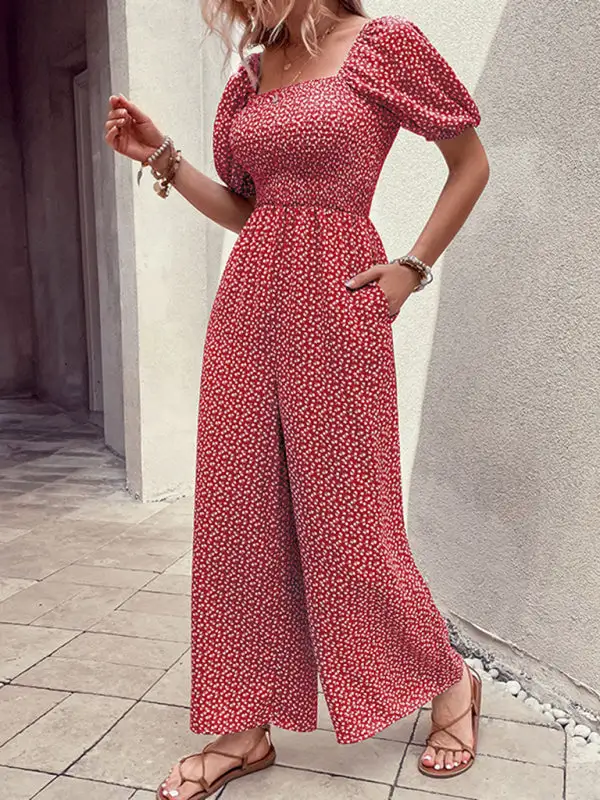 Tailored Everyday Printed Jumpsuit