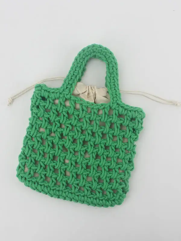 Hollow Solid Mini Knitting Woven Bag Handbag