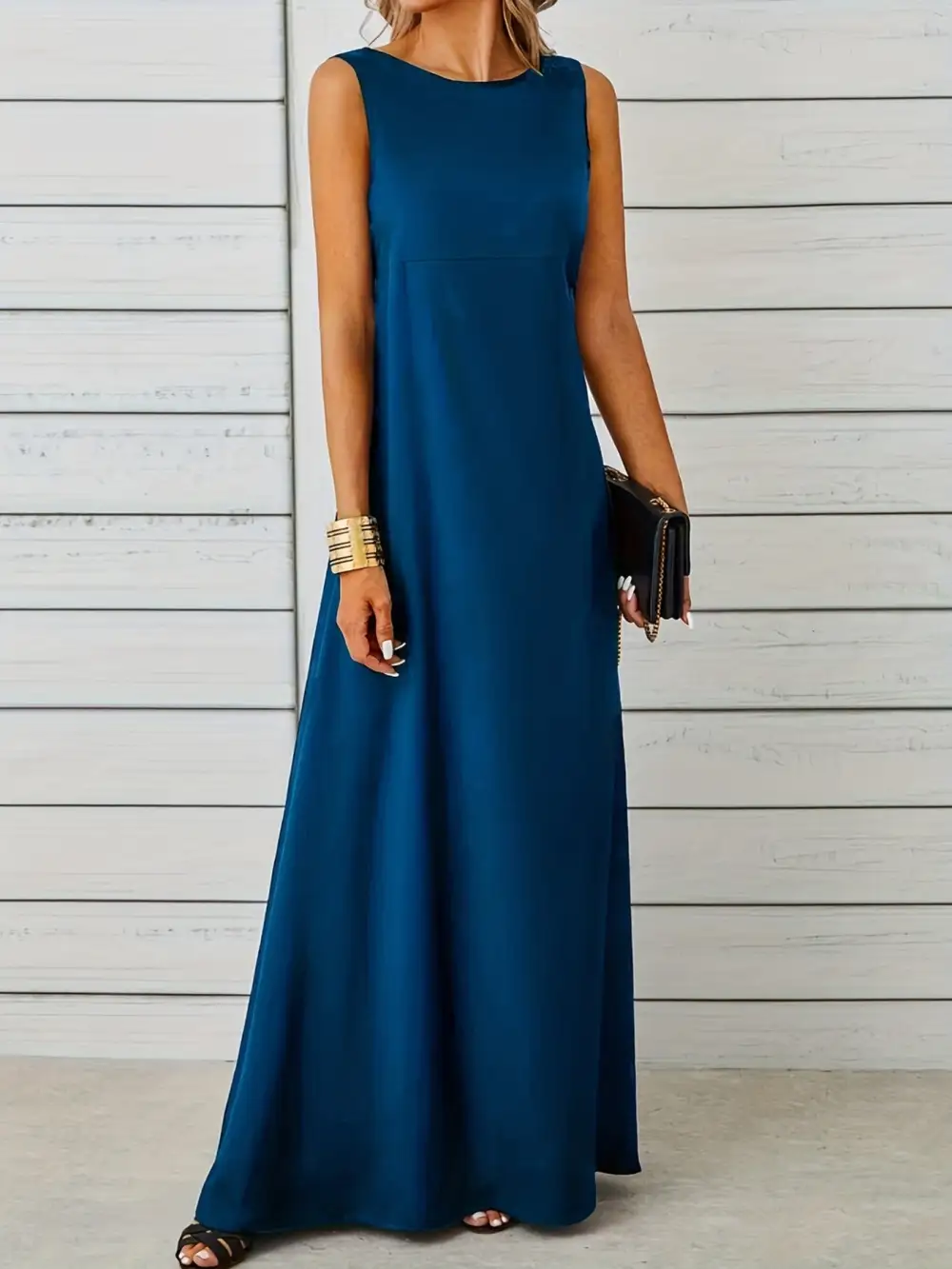 Sleeveless Flowy Maxi Dress