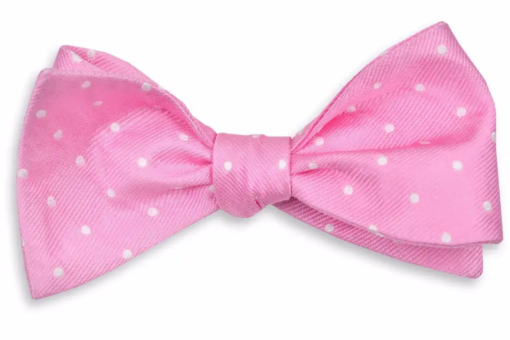 Polished Statement Dotted Bow Tie